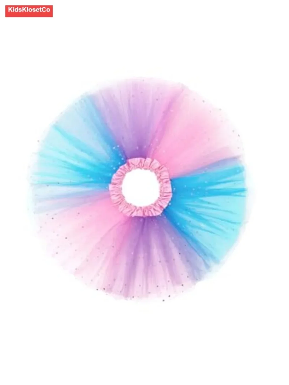 3-Layer Sparkle Tutu Skirt for Toddler Girls Ballet Dance